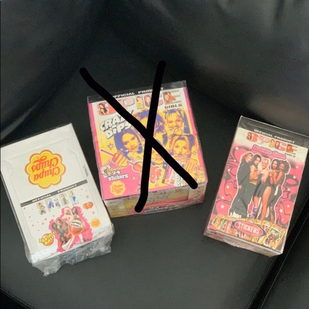 Spice Girls Chupa Chups, Gum, Crazy Dips UNOPENED!